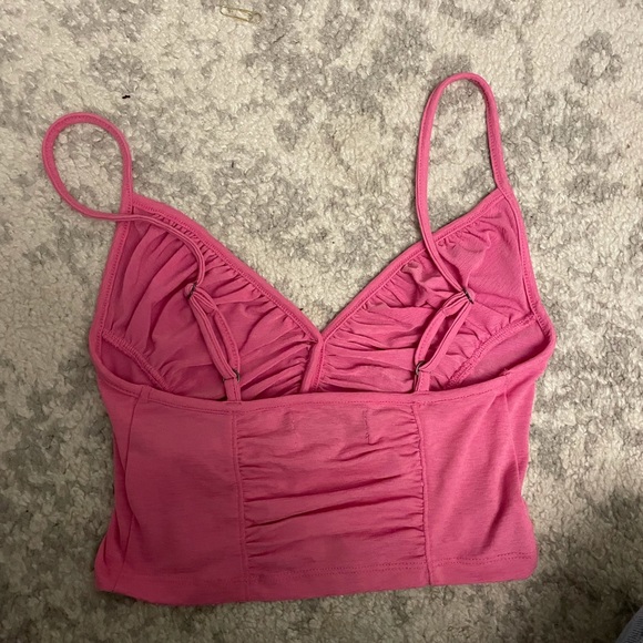 Pink Cropped Tank - Picture 3 of 3